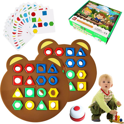 Extrawish Shape Toy Fun Game Home Play for Kids Hexagon Geometric Figure Montessori abacus(Multicolor)