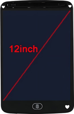 VMV FUZON 12inch LCD Writing Pad For Kids ReWriting Paperless Electronic Digital Slate V54(Black)