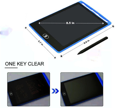 SBE 8.5 Inch LCD Writing Tablet - Blue writing tablet for kid's(Blue)