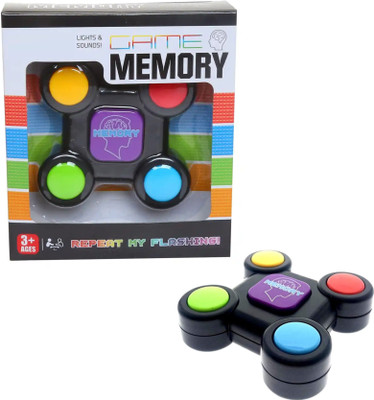 Zuuluzrs Brain Development Electronic Memory Game Toy with Light and Sound Effects(Multicolor)