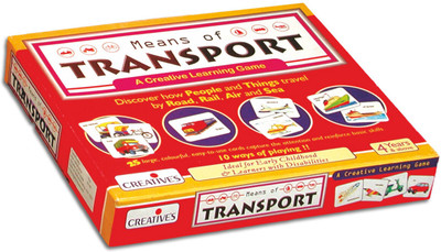 Creative Educational Aids Means of Transport(Multicolor)