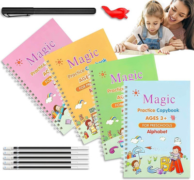 Labhimpex 643-New Smart Learning Magic Set Practical Writing Tool (4 s + 5 Refil-2743(Multicolor)