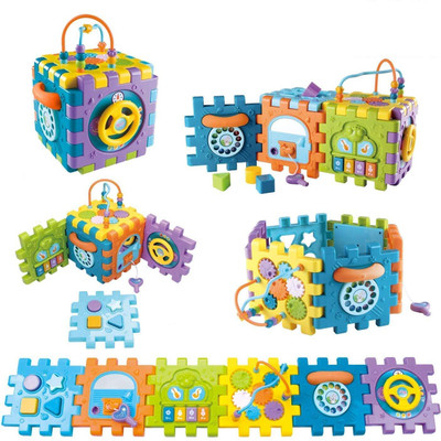 CountryLink 6in1 Learning Activity Cube Educational & Learning Activity Toy Including Blocks(Multicolor)