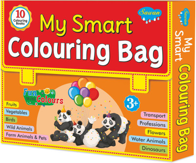 My Smart Colouring Bag | Fun With Colours Fruits, Fun With Colours Transport, Fun With Colours Vegetables, Fun With Colours Professions, Fun With Colours Birds, Fun With Colours Flowers, Fun With Colours Wild Animals, Fun With Colours Water Animals, Fun With Colours Farm Animals And Pets And Fun Wit