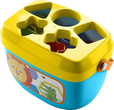 Nafhotoz Baby and Toddler Plastic First Block Educational Learning Activity Toy(Multicolor)