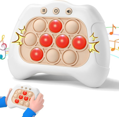 CountryLink Fast Push Game, Pop Bubble Fidget Toy Quick Push Light Up Popping Game Toys(Multicolor)