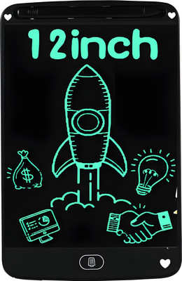 URCHIN 12 Inch Writing Tablet for Kids LCD Tablet, Erasable Writing Tab for Kids(Black)
