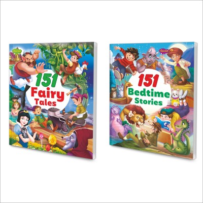 Kids Story Books Set Of 2 | 151 Fairy Tales And 151 Bedtime Stories(Paperback, Manoj)