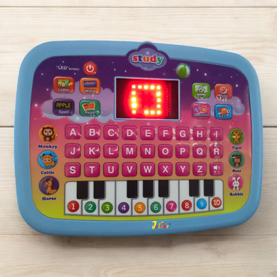JOLARY Educational Learning Kids Laptop Tablet Plus Piano With LED Screen Toy For Kids(Multicolor)