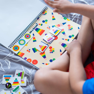 ilearnngrow Cognitive Skill Kit for Kids | Brain Boost Activities on 10+ Topics(Multicolor)