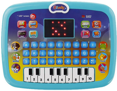 PRAYOSHA ENTERPRISE Educational Learning Kids Laptop Tablet Computer Plus Piano with led Screen