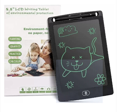 F A T A H Lcd Writing Tablet Pad With Screen 21.5Cm(8.5Inch) For Drawing(Black)