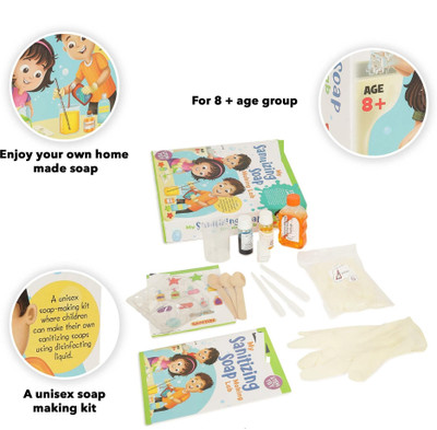 zokato My Sanitizing Soap Making Lab Learning & Educational DIY Activity Toy Kit(Multicolor)