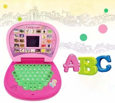 BMT Educational Pink Learning Laptop for Kids with LED Display(Multicolor)