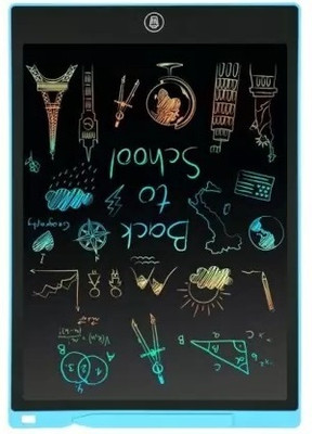 NKPR Kids Advance Portable 12inch LCD Writing Lablet Paperless Writing Board _73(Black)