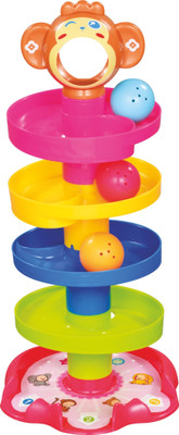Angel Kids Ball Drop Rolling & Swirling Tower Ramp for Baby and Toddlers Educational Toy(Multicolor)