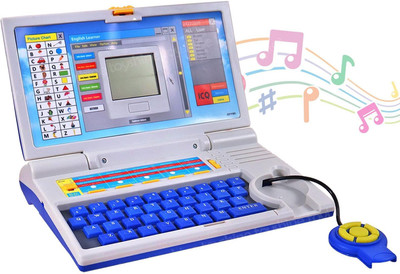 pathshala Educational Laptop Computer Toy for Kids - 20 Fun Activity Learning Learn Letter(Blue)