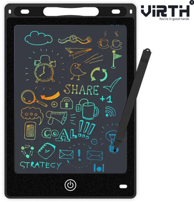 Virth 12 Inch Re-Writable LCD Writing Tablet Pad with Magic Slate Doodle Drawing Pad(Multicolor)