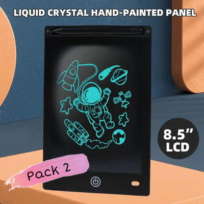 Navrang 8.5 inch LCD Writing Pad ,Writing Tablet Erasable & Rechargeable for Kids(Black)