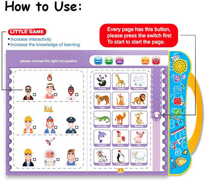 kdsn Intelligence Interactive|Phonetic Sound|English Reading Study Book-44(Multicolor)