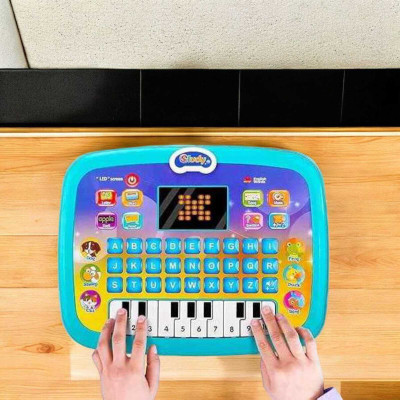 Vally Kids Learning Laptop – Educational Computer Toy with Games, Music & ABC Learning(Multicolor)