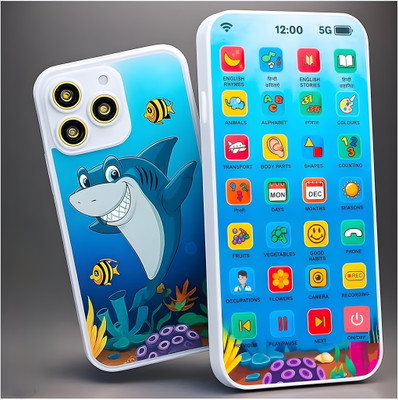 Zoddler 28 Learning Functions Kids Phone Toy with Music and Stories, Rechargeable Mobile(Multicolor)