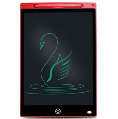 ashaworld 12inch LCD Writing Pad ,Writing Tablet Erasable & Rechargeable for Kids Adults(Red)