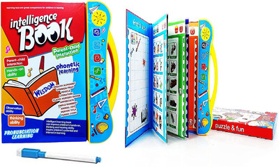 mayank & company Fun Educational Toys. Activities with Numbers, Shapes Learning Book for Toddlers(Multicolor)