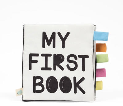 TIDY SLEEP My First Book | High Contrast Cloth Book for Newborns(Black, White)