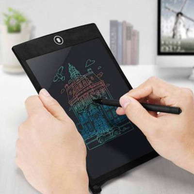 SBE Portable LCD Writing Pad Board Slate Drawing Tablet Digital Notepad with Pen(Black)