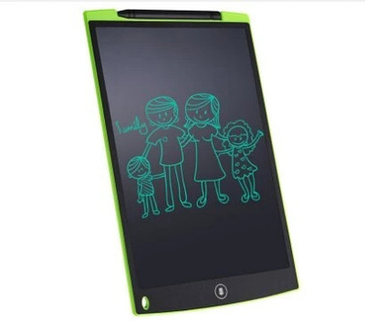 VMV FUZON Big Size 12 Inch Writing Pad for Kids, Reusable and Erasable LCD Writing Tablet(Green)
