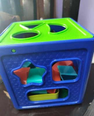 BHVMEY Shape Sorting Cube With 18 Shape And Different Color-CUBE BLUE-752-(Multicolor)