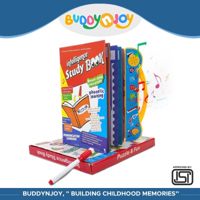 Buddynjoy E-Book for Kids English Letters & Words Learning Book Fun Educational Toys(Multicolor)