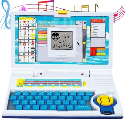 GOSHOPPE ENTERPRISES Educational Laptop Toy with Mouse for Kids 3+ Years provides 20 Fun Activities(Multicolor)