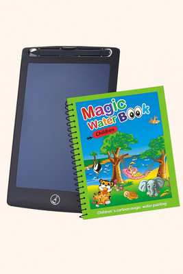 Satyam TRADERS LCD Writing Tablet Pad & Magic Book for Kids,(Multicolor)