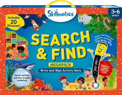 Skillmatics Search and Find Megapack(Multicolor)