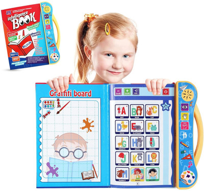 GRAYSEE Intelligence Book Musical English Educational Phonetic Learning Book Kid Toy-R17(Multicolor)