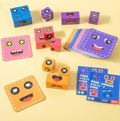 Little Mind Emoji Cube face Game for Kids Matching Block Puzzle

16 Cube 64 Cards(Multicolor)