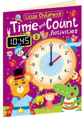 HELLO FRIEND Learn Time and Counting Activity Book Clock, Learning Source, Math’s.(Multicolor)