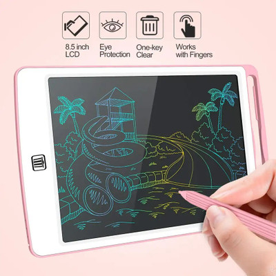 ARVANA LCD Writing Tablet Board RuffPad Handwriting Digital Drawing Pad/Tablet/Slate(Pink)