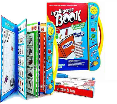 Goyal Intelligence Talking Book for Kids – Interactive Sound Learning Book(Blue)