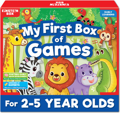 Einstein Box My First Box of Games for Kids 2,3,4,5 Years Old |(Multicolor)
