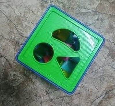BHVMEY Shape Sorting Cube With 18 Shape And Different Color-CUBE BLUE-499-(Multicolor)