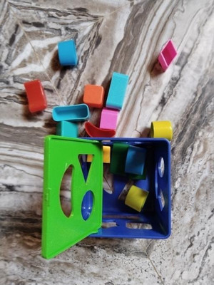 Dorytoys Shape Sorting Cube With 18 Shape And Different Color-CUBE BLUE-198(Multicolor)