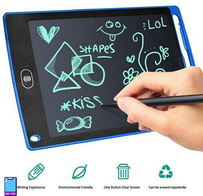 TOY NAGRI LCD Writing 8.5 Inch Tablet Electronic Writing -423(Beige)
