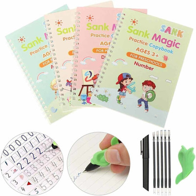 Labhimpex 274-Trending: Magic Book for 3-5 – Fun Tracing and Writing ✨-274-AA-2374(Multicolor)