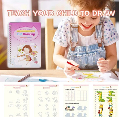 Labhimpex New-Magic Book: Learn the ABC Jungle Way(Multicolor)