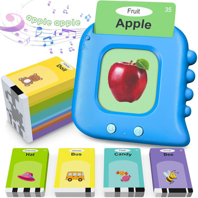 4square Flash Cards Educational Toddlers Toys Talking Flash Cards(Multicolor)