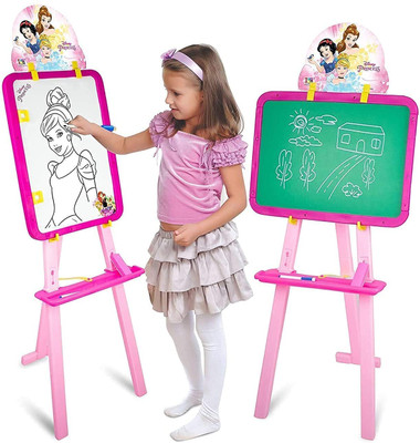 SABIRAT rincess 5 In 1 Dual Side Easel Activity Board For Kids, Learning Activity Board(Multicolor)