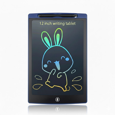 Miboo 12 inch LCD Writing Pad For Kids Re-Writing Paperless Electronic Digital Slate(Blue)
